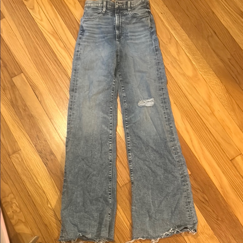 Joe's Jeans Blue Flare Wide Leg Denim